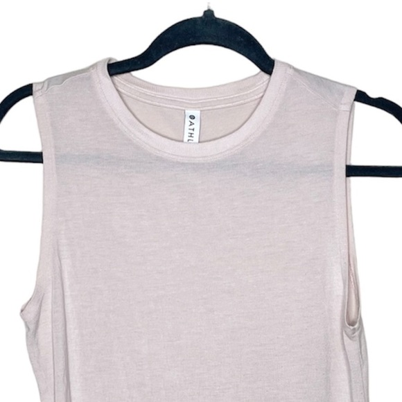 Athleta Cloudlight Restore Asymmetrical Tank Pink - Picture 6 of 10